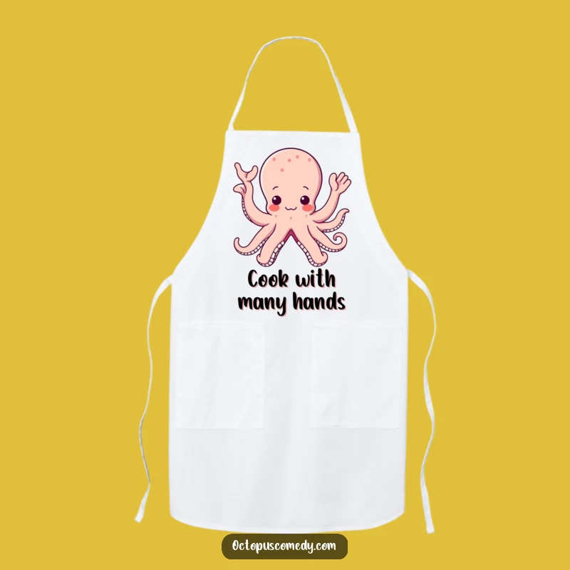 Kawaii Octopus Apron: Cute and Funny Kitchen Wear for Happy Cooks