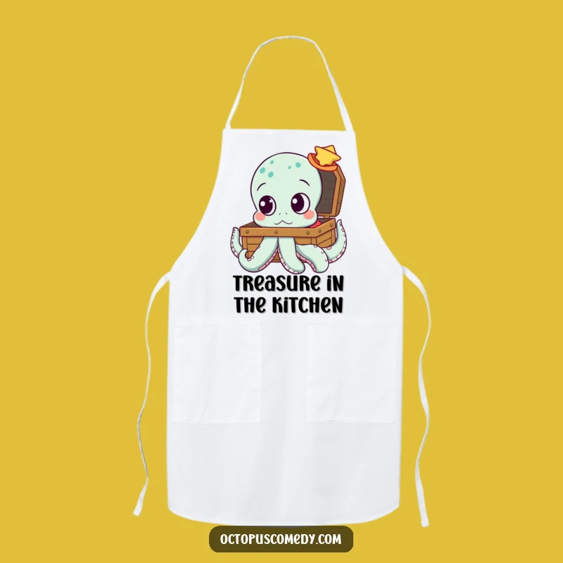 Curious Octopus Apron: Funny Kitchen Wear for Adventurous Cooks