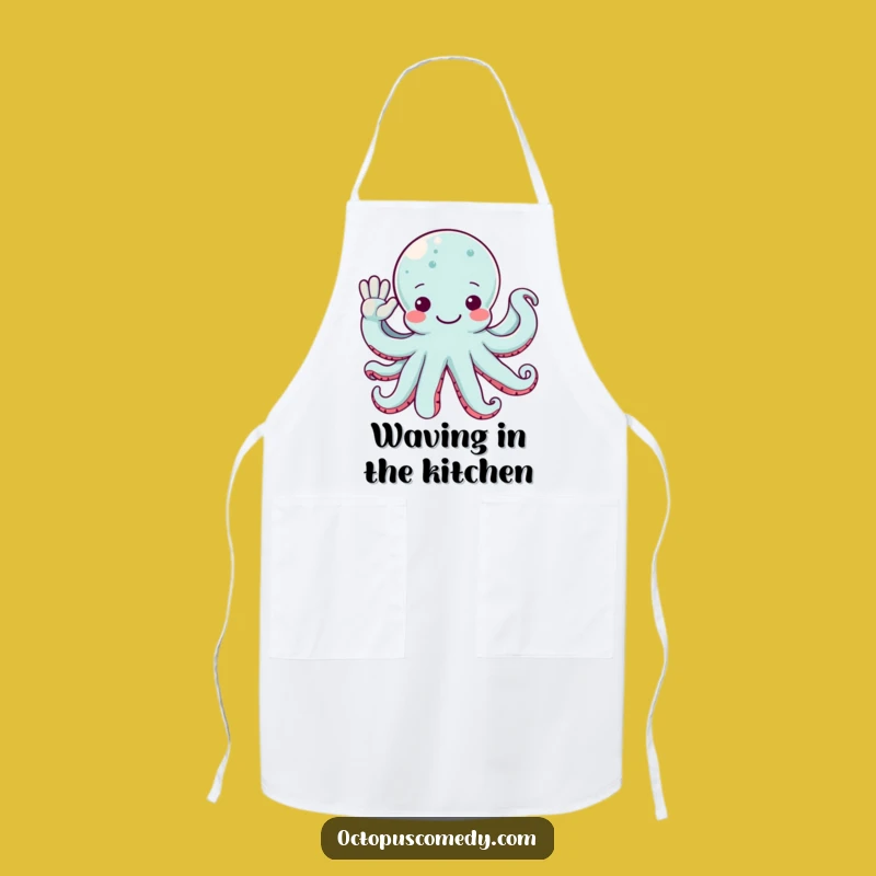 Funny Octopus Apron: Friendly Kitchen Welcomes