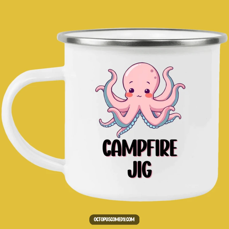 Funny Octopus Dance Camping Mug - Hilarious Outdoor Party Gift