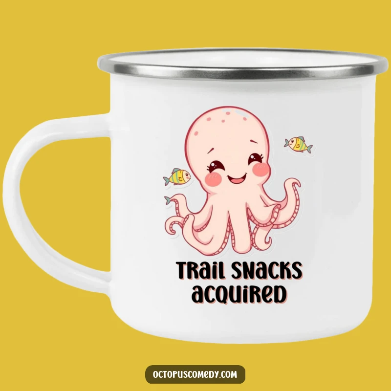 Funny Octopus Camping Mug: Joyful Outdoor Play