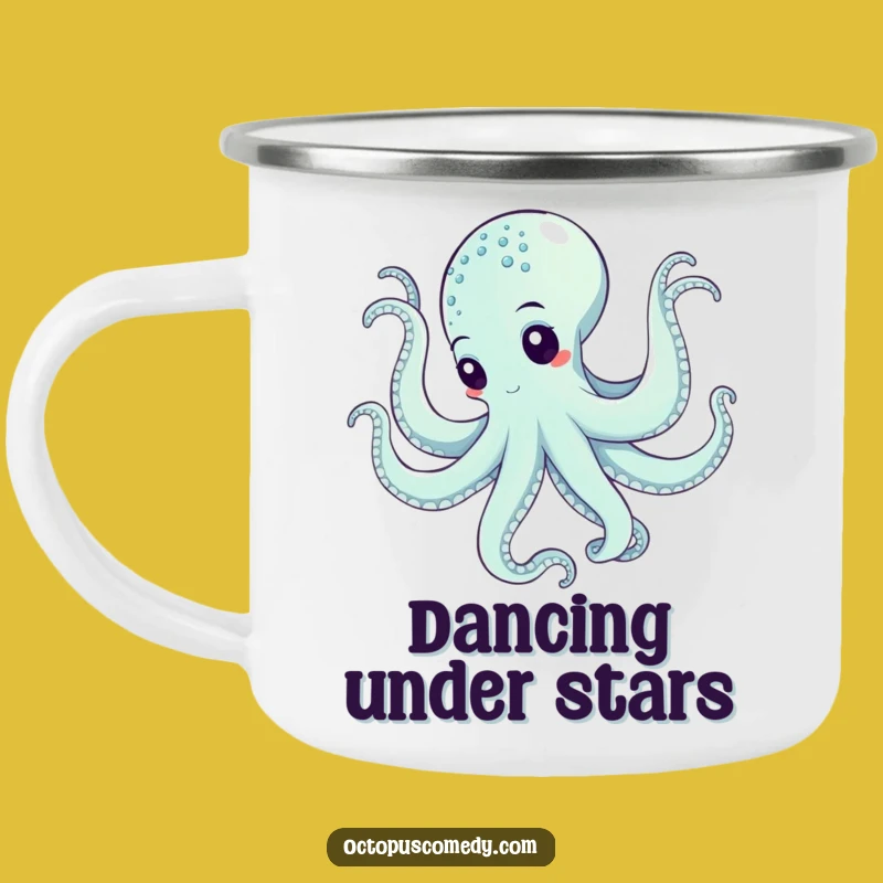 Funny Octopus Dance Camping Mug: Durable & Graceful Outdoor Gift