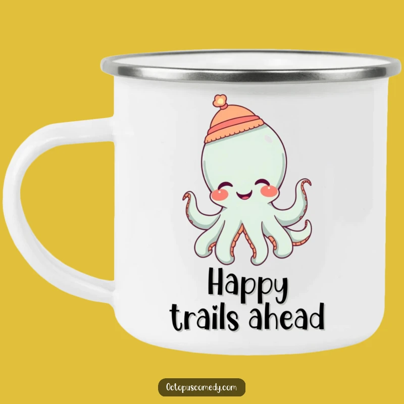 Funny Octopus Hat Giggle Camping Mug: Durable and Comical Cheer Gift