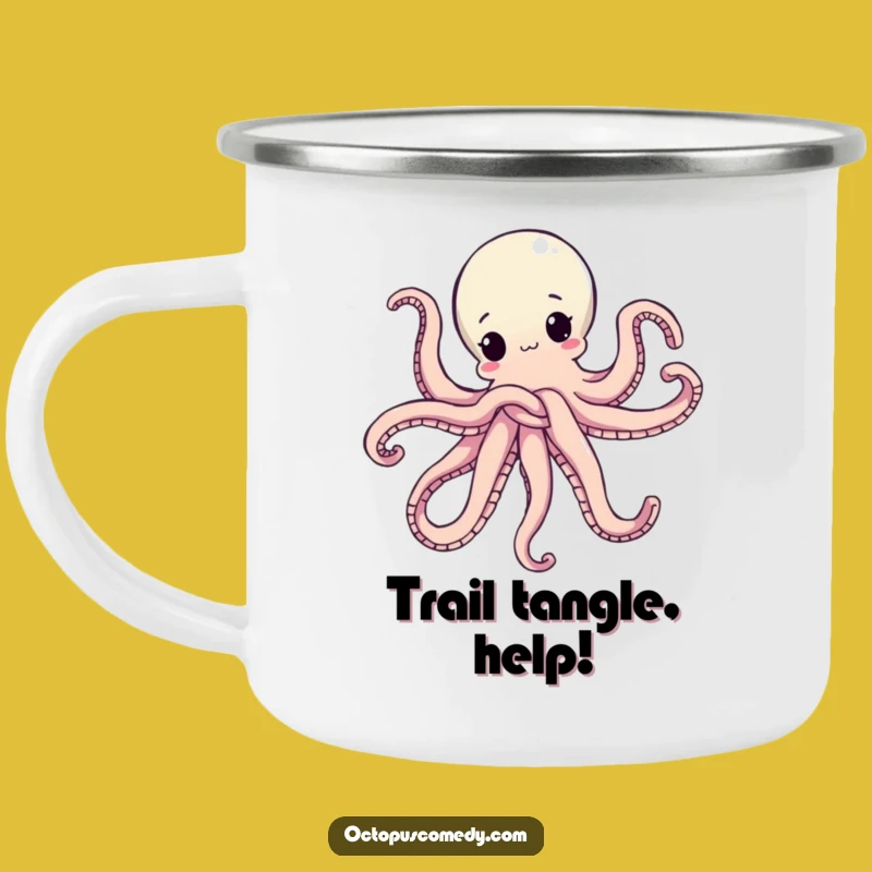 Funny Octopus Knot Camping Mug - Durable & Hilarious Outdoor Gear Gift