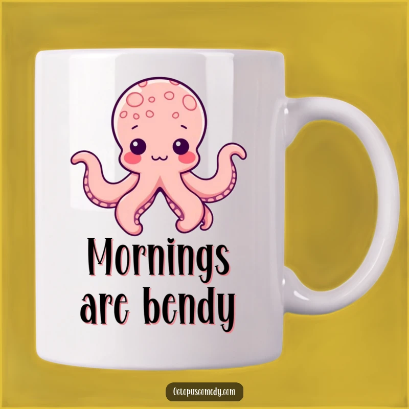 Funny Kawaii Octopus Shape Mug: Creative Fun for Your Perfect Sip Gift!