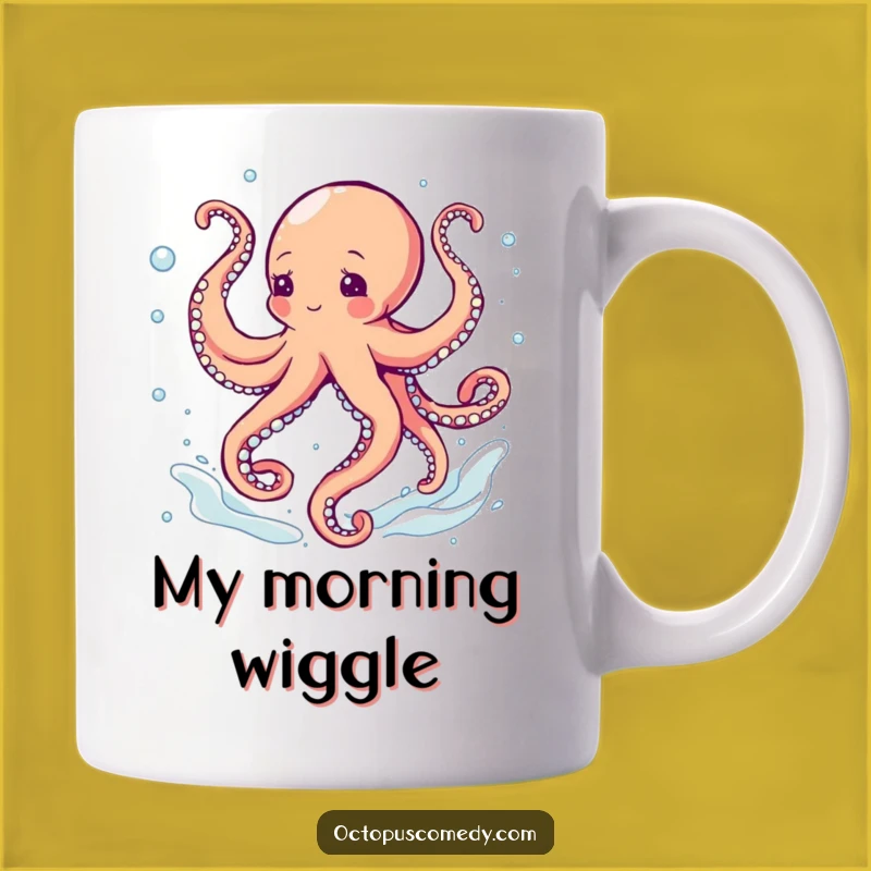 Funny Octopus Dancing Mug: A Hilarious Gift for Your Groovy Aquatic Friend