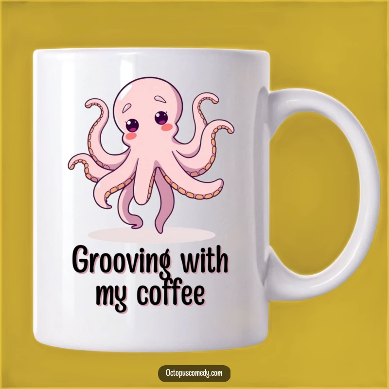 Funny Dancing Octopus Mug: Joyful Tentacle Fun, Perfect Gift for Dance Lovers