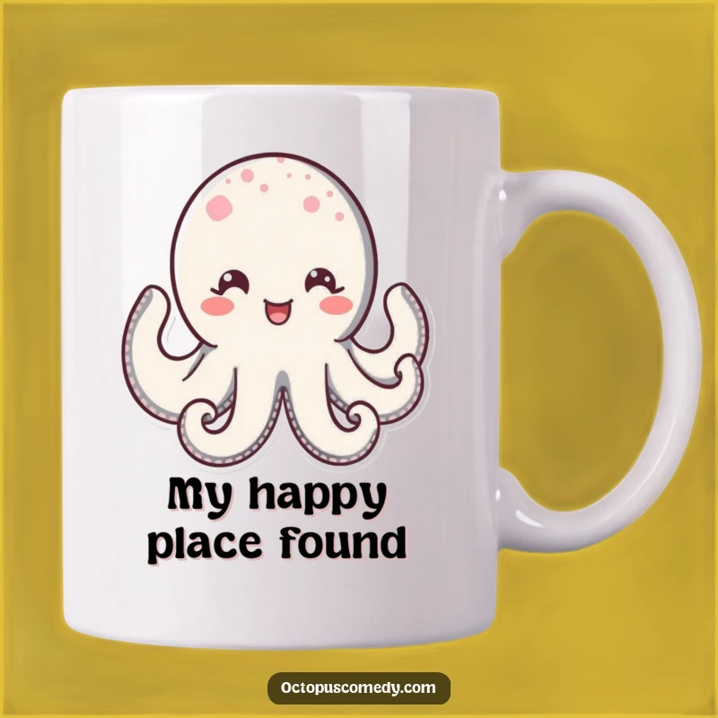 Funny Kawaii Octopus Mug: A Delighted Smile for Your Perfect Gift!