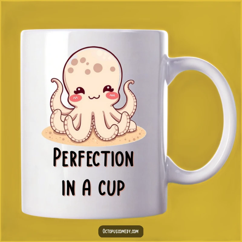Funny Satisfied Octopus Mug: Relaxing Vibes, Perfect Hilarious Gift