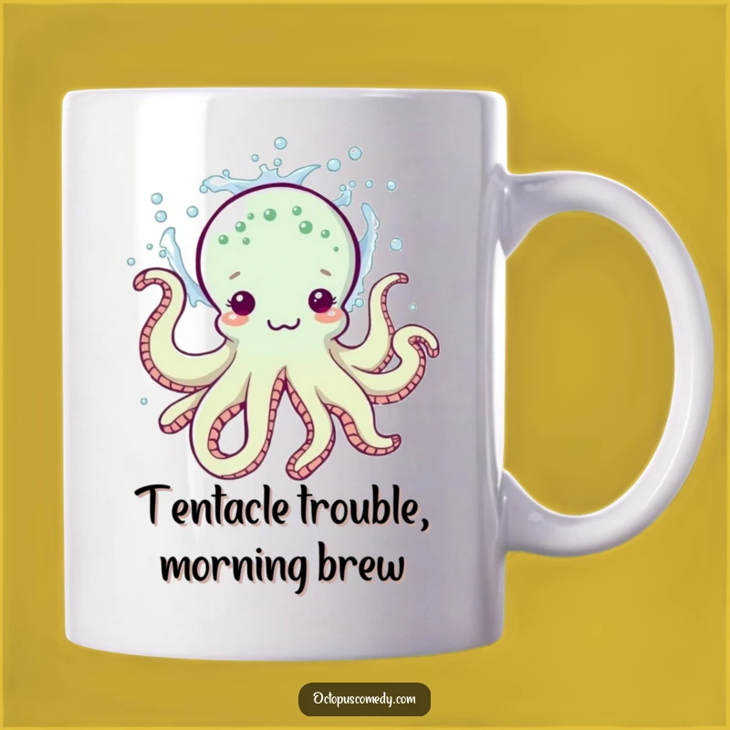 Funny Octopus Splashing Water Mug: The Perfect Playful Gift for Ocean Lovers