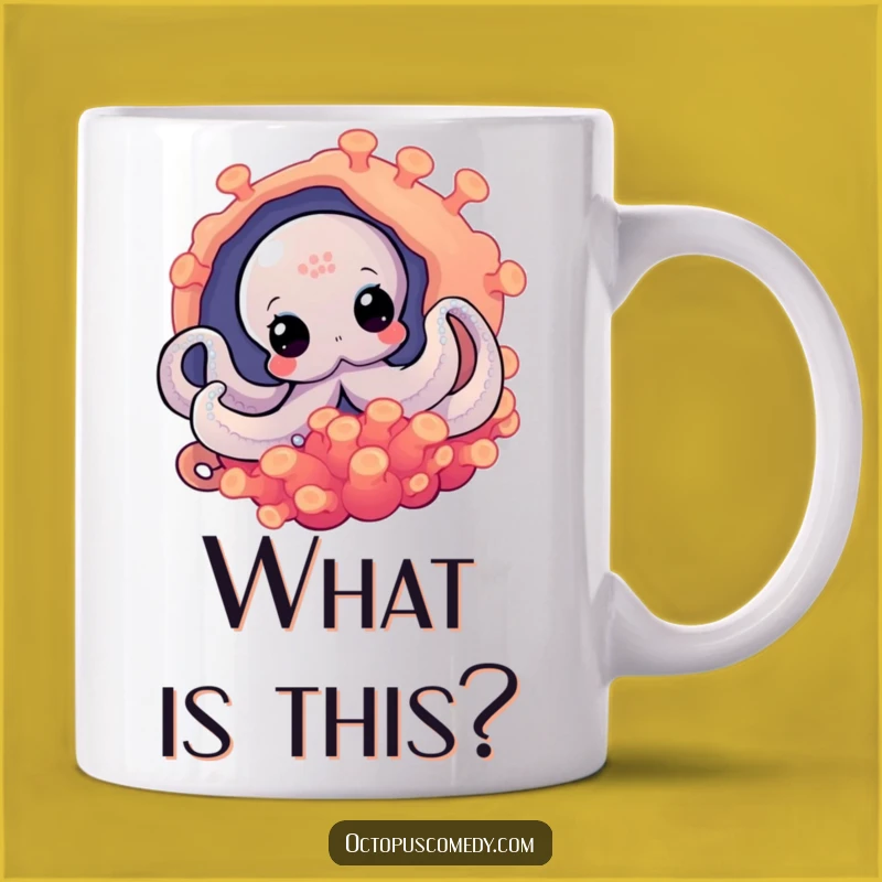 Funny Octopus Peek Mug: A Hilarious Gift for the Curious and Playful