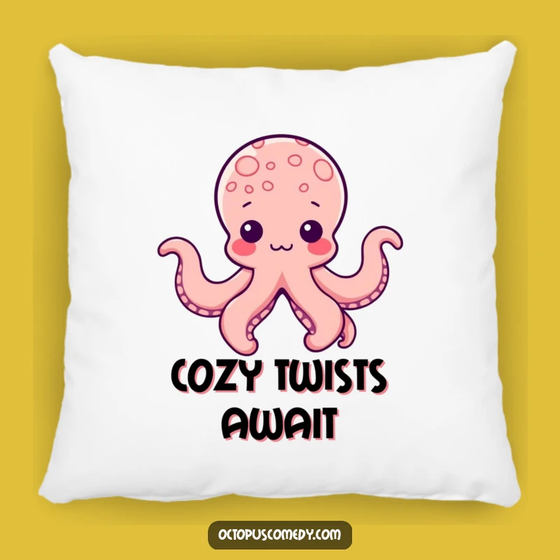 Funny Kawaii Octopus Shapes Pillow: Cozy Comfort with Artistic Tentacles!
