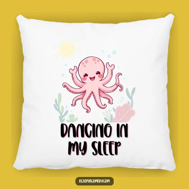 Soft Funny Kawaii Octopus Pillow, Cozy Dance Accent Gift