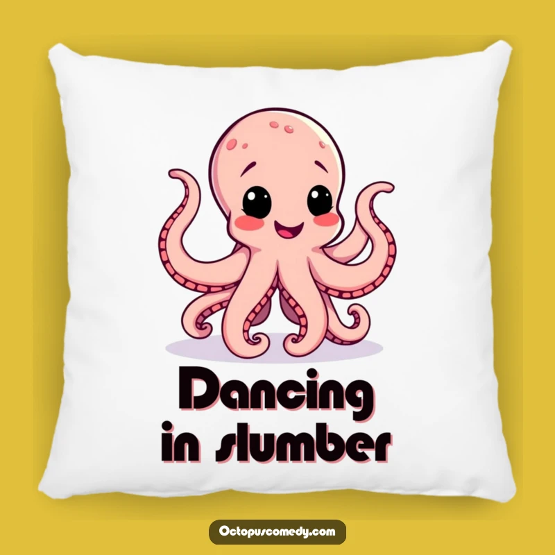 Funny Octopus Jig Pillow: Cozy Dancer Cushion, Adorable Humorous Gift