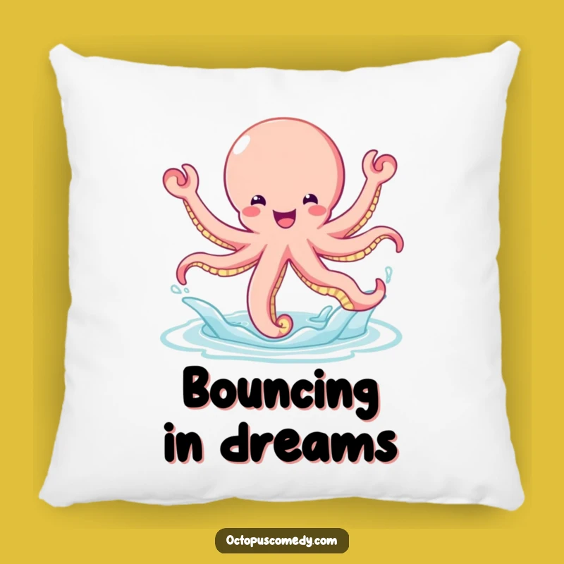 Funny Bouncy Octopus Pillow: Cozy & Joyful Decor Gift