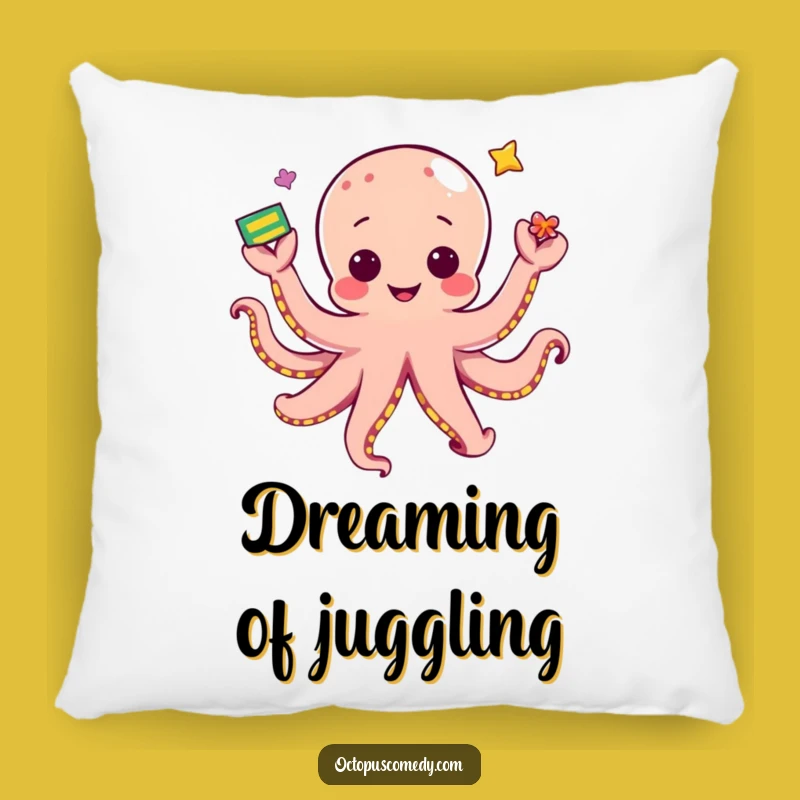 Funny Kawaii Octopus Juggling Pillow: Cozy Cuteness for the Multitasker