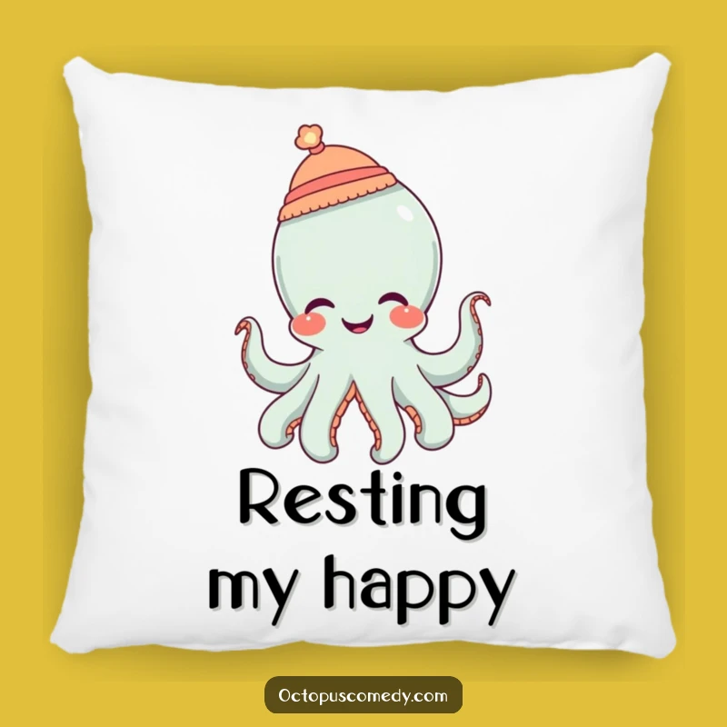 Funny Octopus Hat Giggle Pillow: Soft and Comical Cushion for Cute Gifts