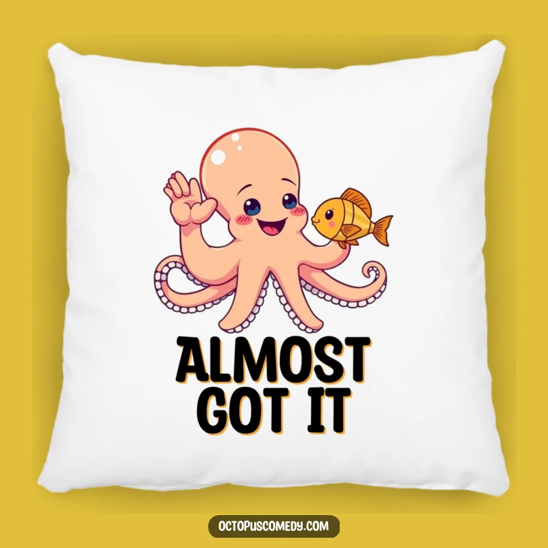 Funny Octopus High-Five Pillow: Snuggle Up with This Hilarious Aquatic Friend
