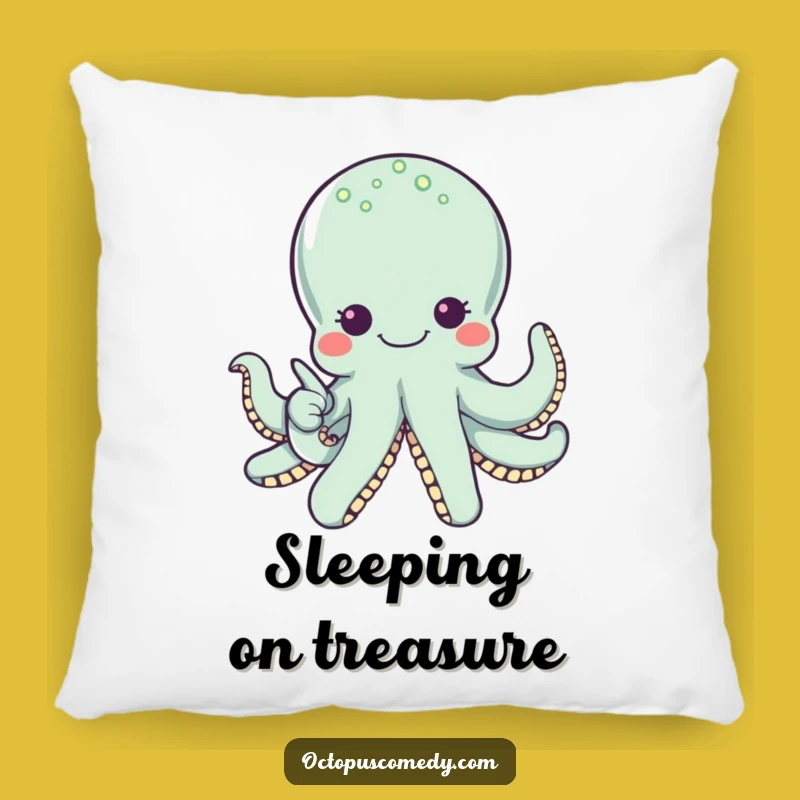 Funny Octopus Pearl Pillow - Comfy & Full of Wonder
