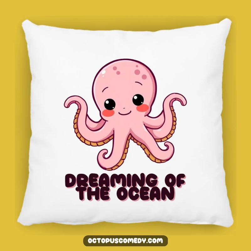 Funny Octopus Wiggle Pillow: Cozy Comfort with a Determinedly Humorous Touch