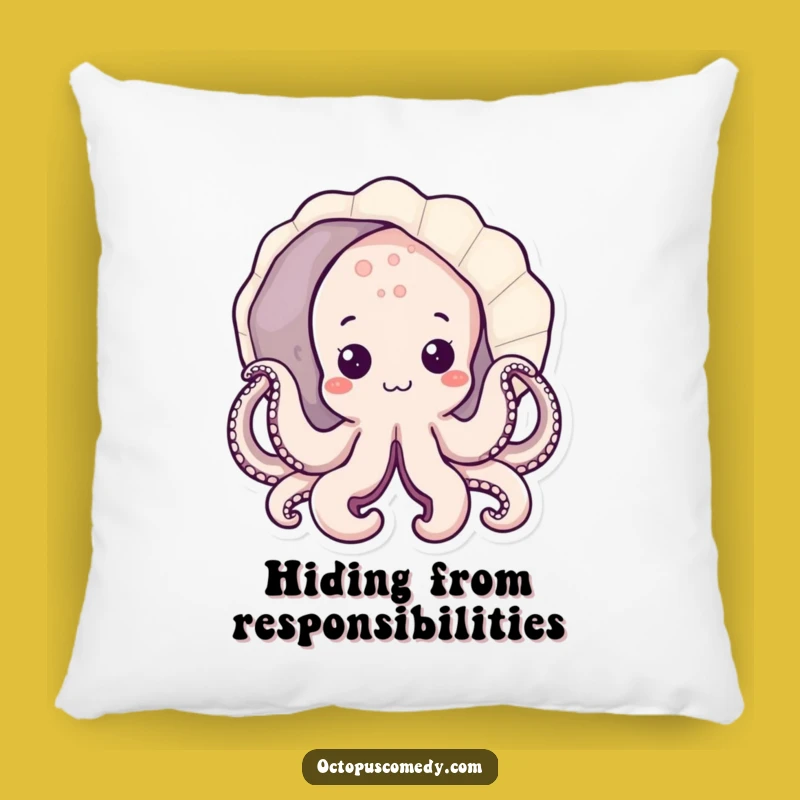 Soft Funny Kawaii Octopus Pillow, Cozy Ocean Accent Gift