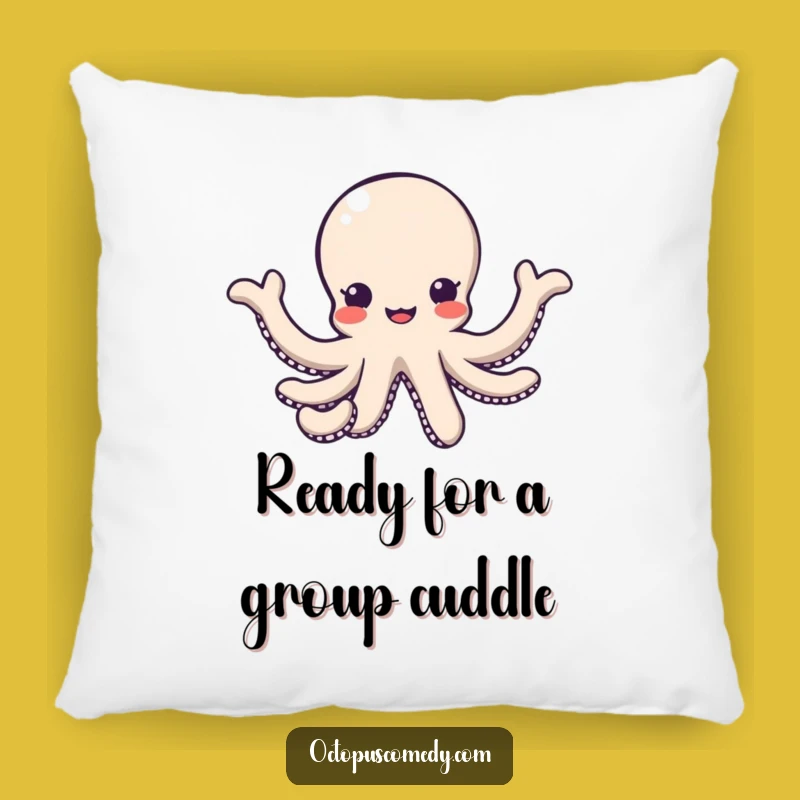 Soft Funny Kawaii Octopus Pillow, Cozy Hug Accent Gift