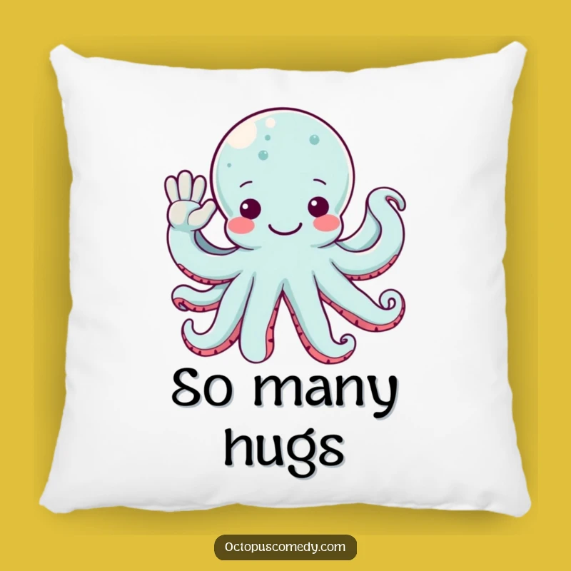 Funny Octopus Pillow: Friendly Wave Cuddle Buddy