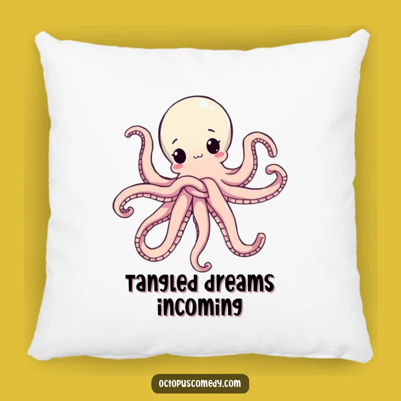 Funny Octopus Knot Pillow - Comfy & Hilarious Couch Companion Gift