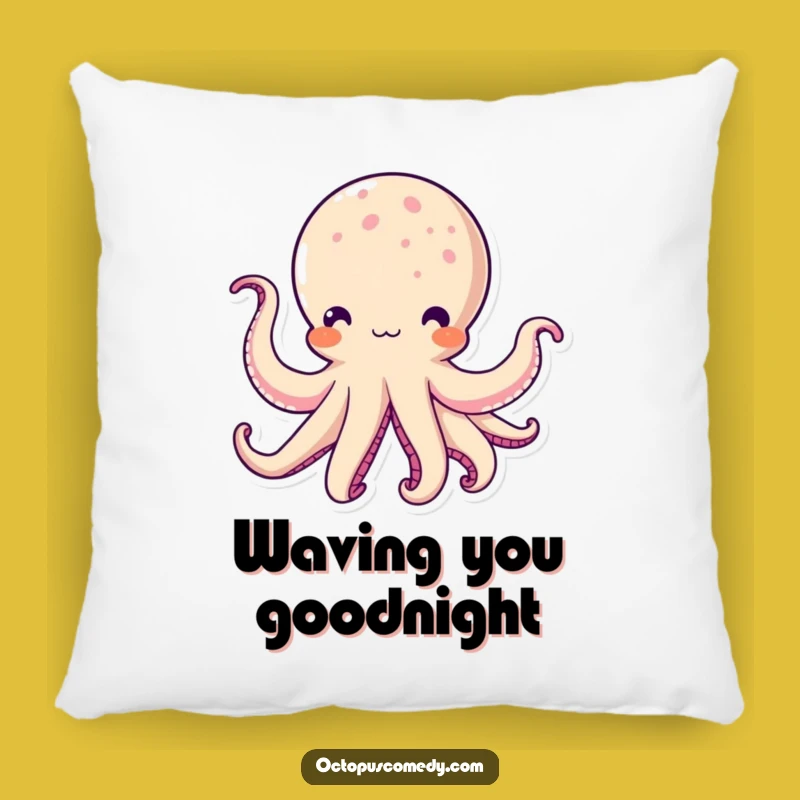 Funny Kawaii Octopus Pillow: Cozy Comfort with Waving Tentacle Cuddles