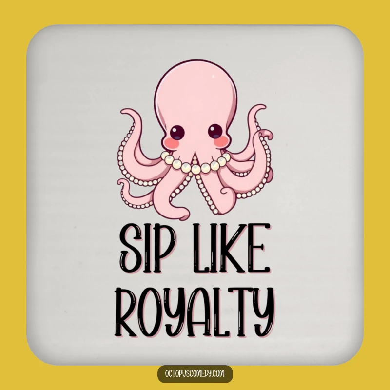 Elegant Octopus Pearl Coasters: Sophisticated Surface Protection