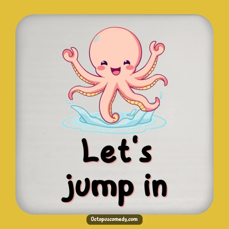 Funny Bouncy Octopus Coaster: Joyful Gift for Table Protection