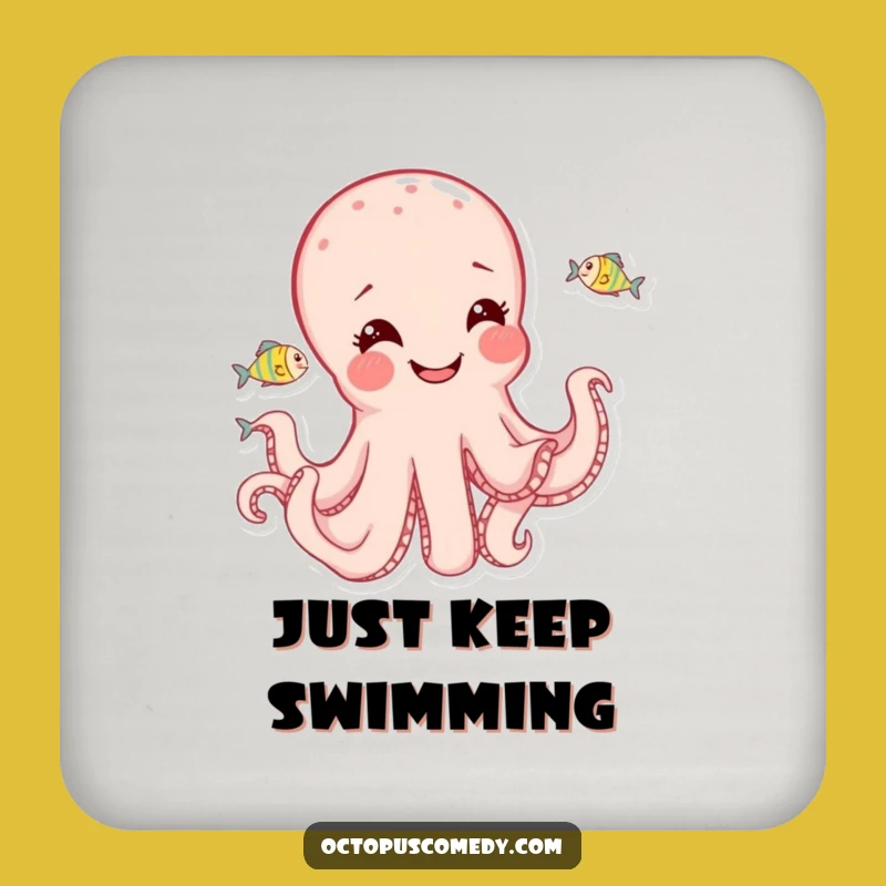 Funny Octopus Coaster: Playful Fish Chase Protection