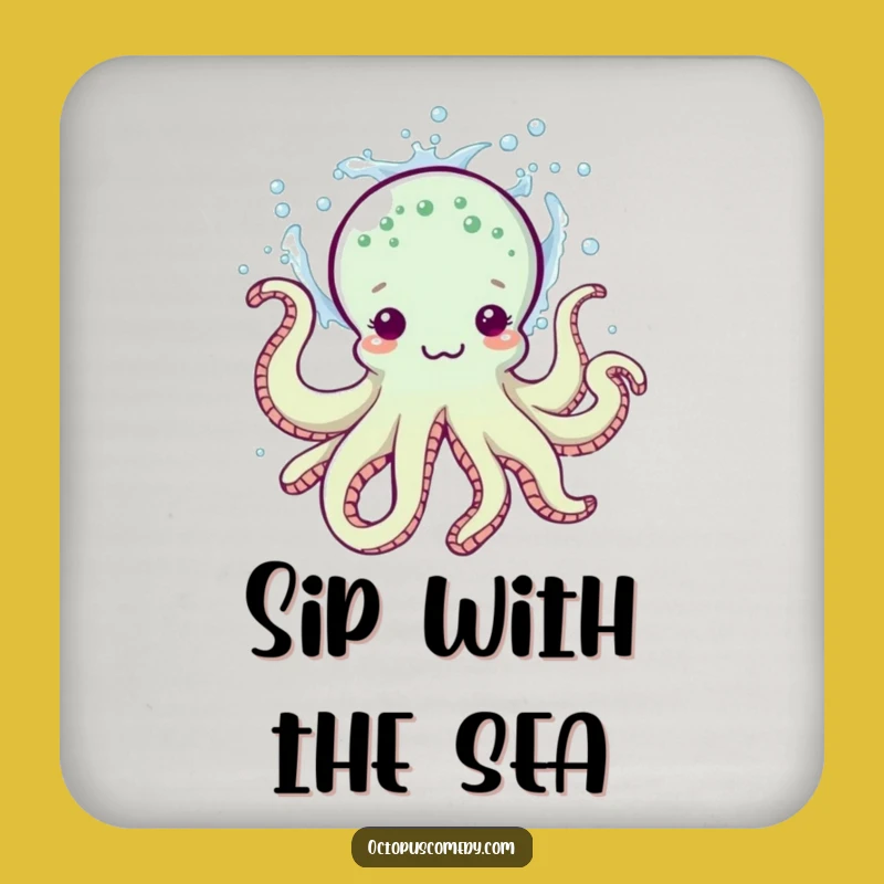 Funny Octopus Coasters: Protect Surfaces with Playful, Hilarious Ocean Vibes