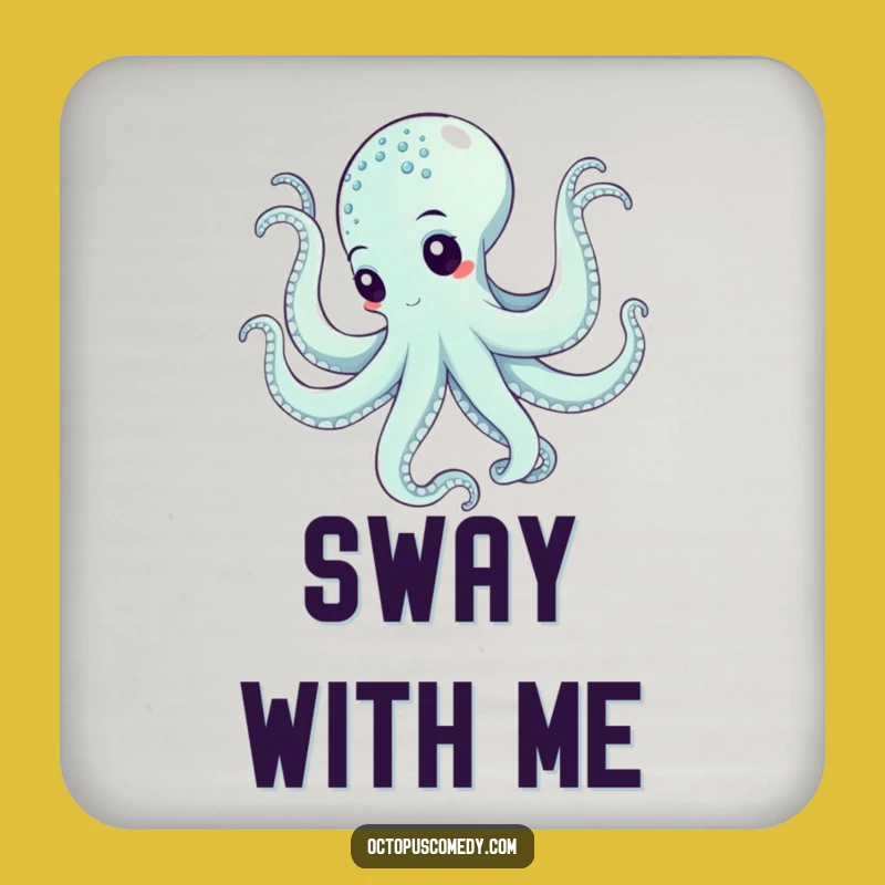 Funny Octopus Dance Coaster: Elegant Gift for Table Protection