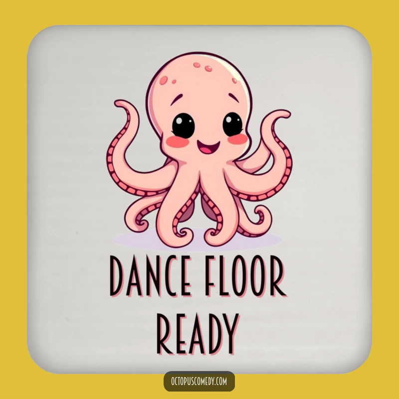 Funny Octopus Jig Coasters: Happy Dancer Table Protection, Hilarious Home Decor Gift