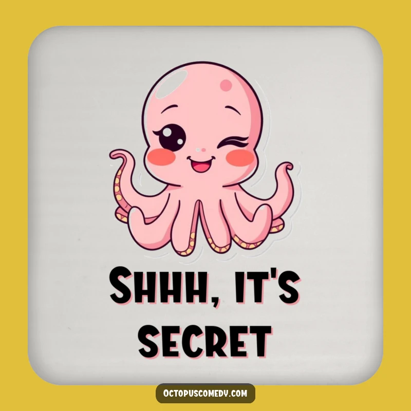 Funny Wink Octopus Coasters: Protect Your Surfaces with Coastal Charm