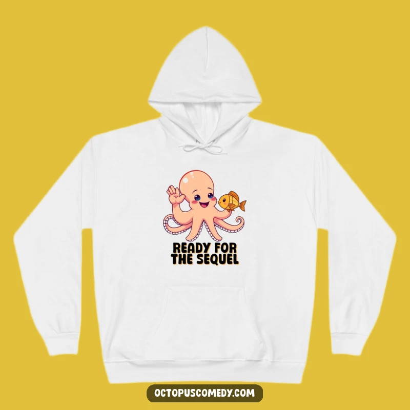 Cozy Funny Octopus High-Five Hoodie: Your Go-To Hilarious Warm Companion