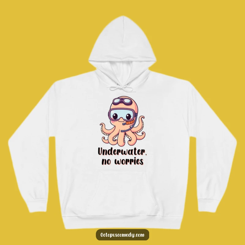 Cozy Funny Octopus Snorkel Hoodie: Embrace Your Adventurous Spirit