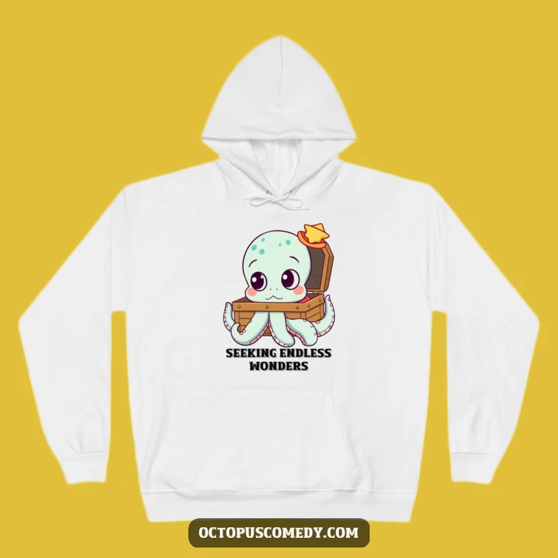Curious Octopus Hoodie: Cozy Mystery Gift for Treasure Hunters