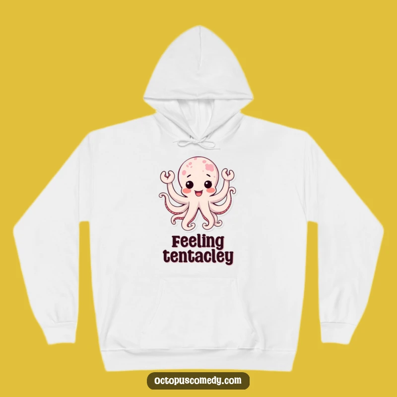 Cozy Funny Kawaii Octopus Joy Hoodie: Wrap Yourself in Happiness