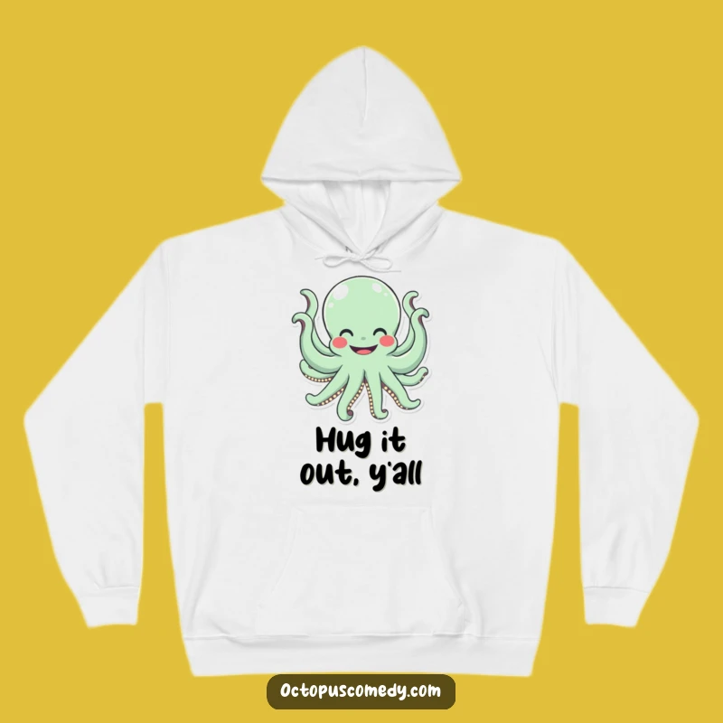 Funny Octopus Hug Hoodie: Cozy and Comical Ocean Themed Gift