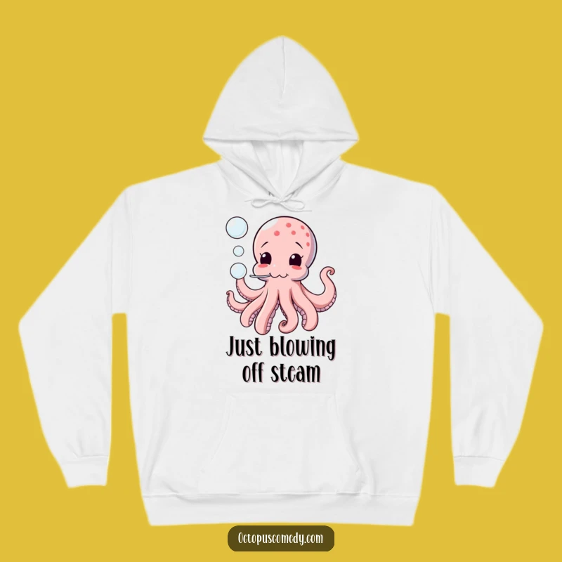 Funny Octopus Bubbles Hoodie: Cozy Underwater Comedy