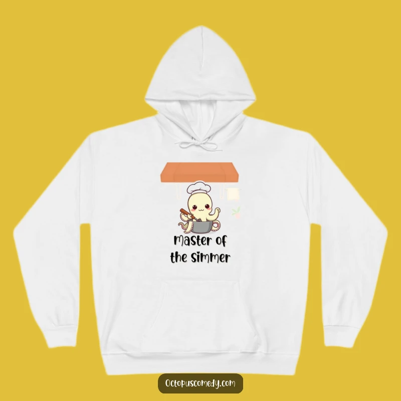 Cozy Funny Octopus Chef Hoodie: Warm Culinary Fun, Ultimate Funny Gift for Foodies