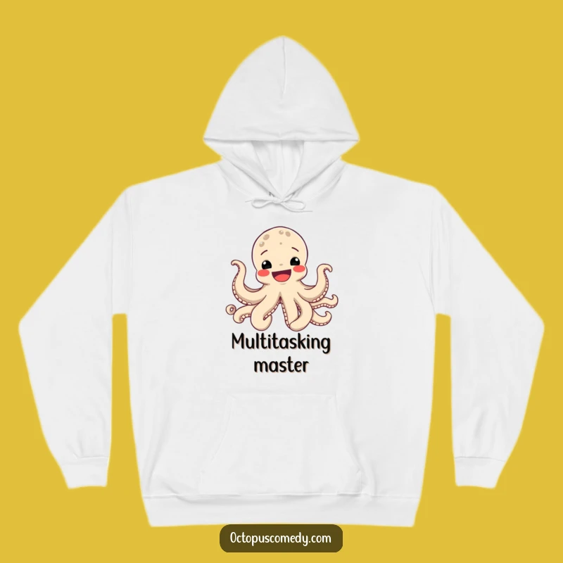 Funny Octopus Smile Hoodie - Cozy and Hilarious Cephalopod Comfort Gift