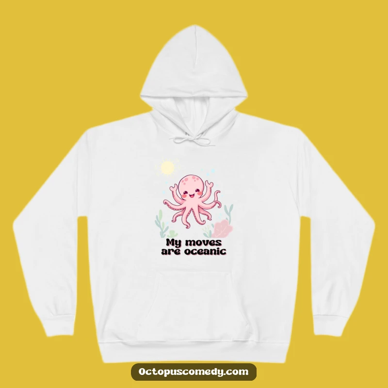 Cozy Funny Kawaii Octopus Hoodie, Warm Dance Gift