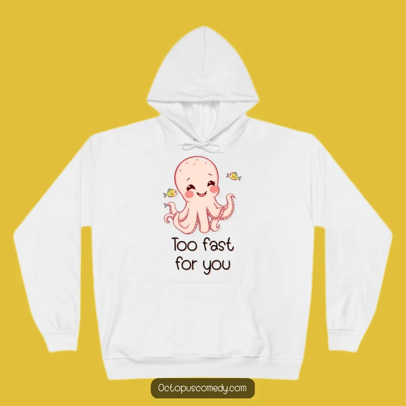 Cozy Funny Octopus Hoodie: Joyful Playful Day Design