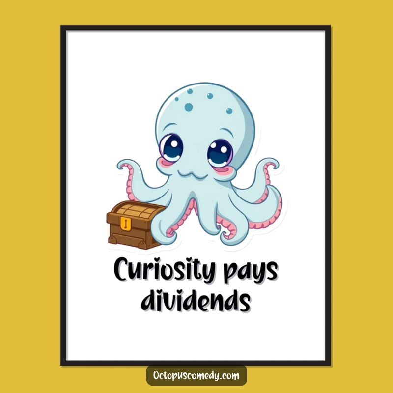 Free Printable Octopus Treasure Art: Curious Eyes, Hilarious Downloadable Decor!