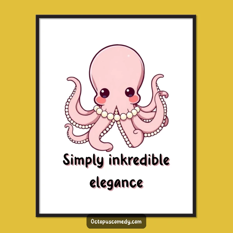 Free Printable Wall Art: Elegant Octopus, Sophisticated Downloadable Decor