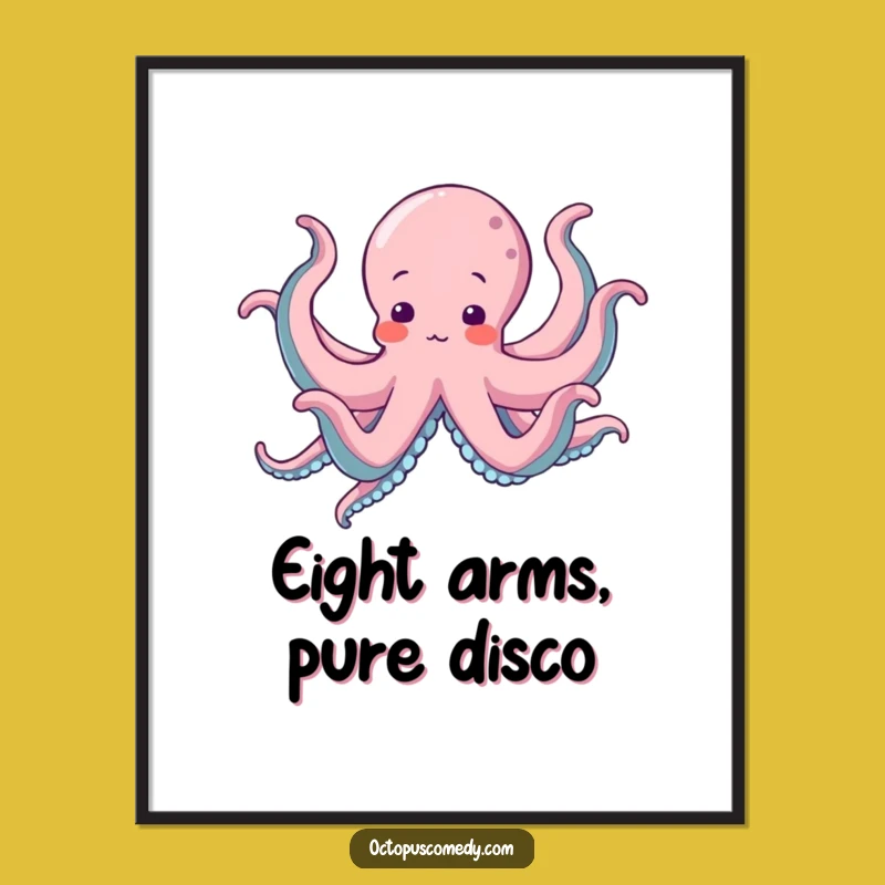 Free Printable Wall Art: Silly Octopus Dance - Fun Downloadable Art!
