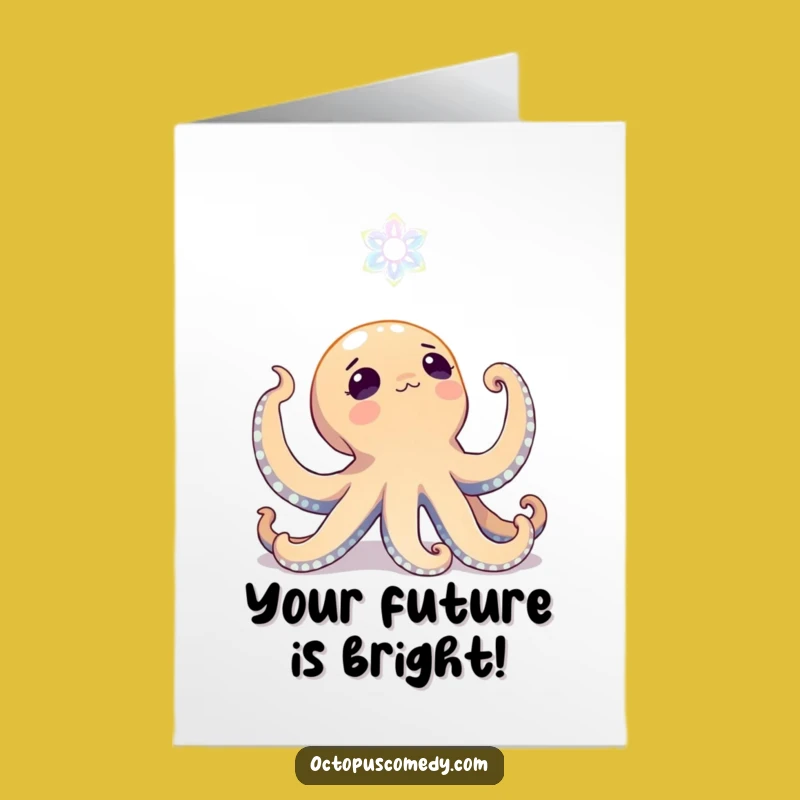 Free Printable Congrats Card: Octopus's Awe, Hilarious Downloadable Gift